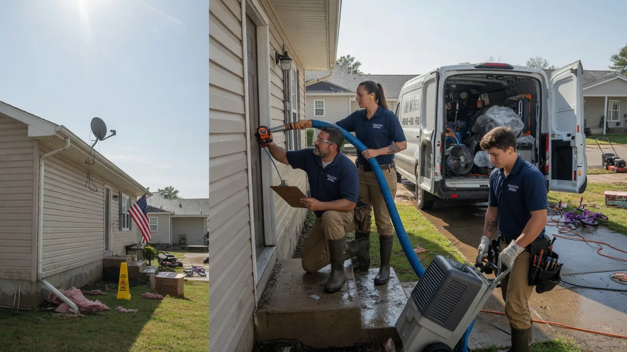 Ceiling Water Damage Restoration in Upland, NE near me