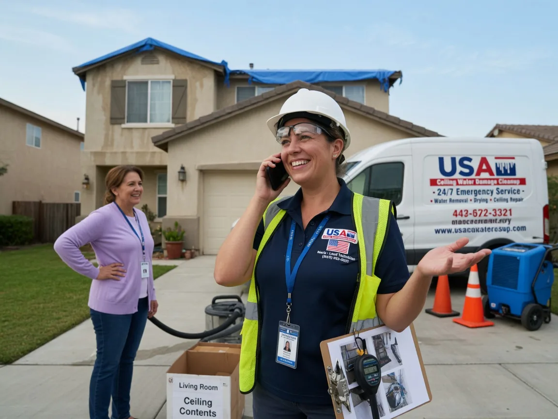 Ceiling Water Damage Restoration Upland, NE FAQs